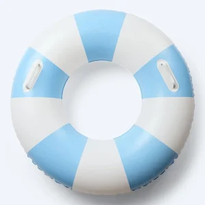 Watery badring - Cabana Stripe - Ljusblå/Vit