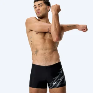 Speedo aquashorts för herr - Medley Logo - Svart/ljusgrå