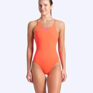 Arena baddräkt för dam - Solid Swim Pro - Orange