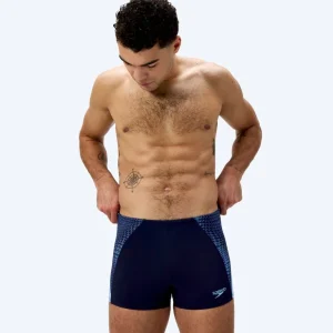 Speedo aquashorts för herr - Endurance Max Splice - Mörkblå/blå