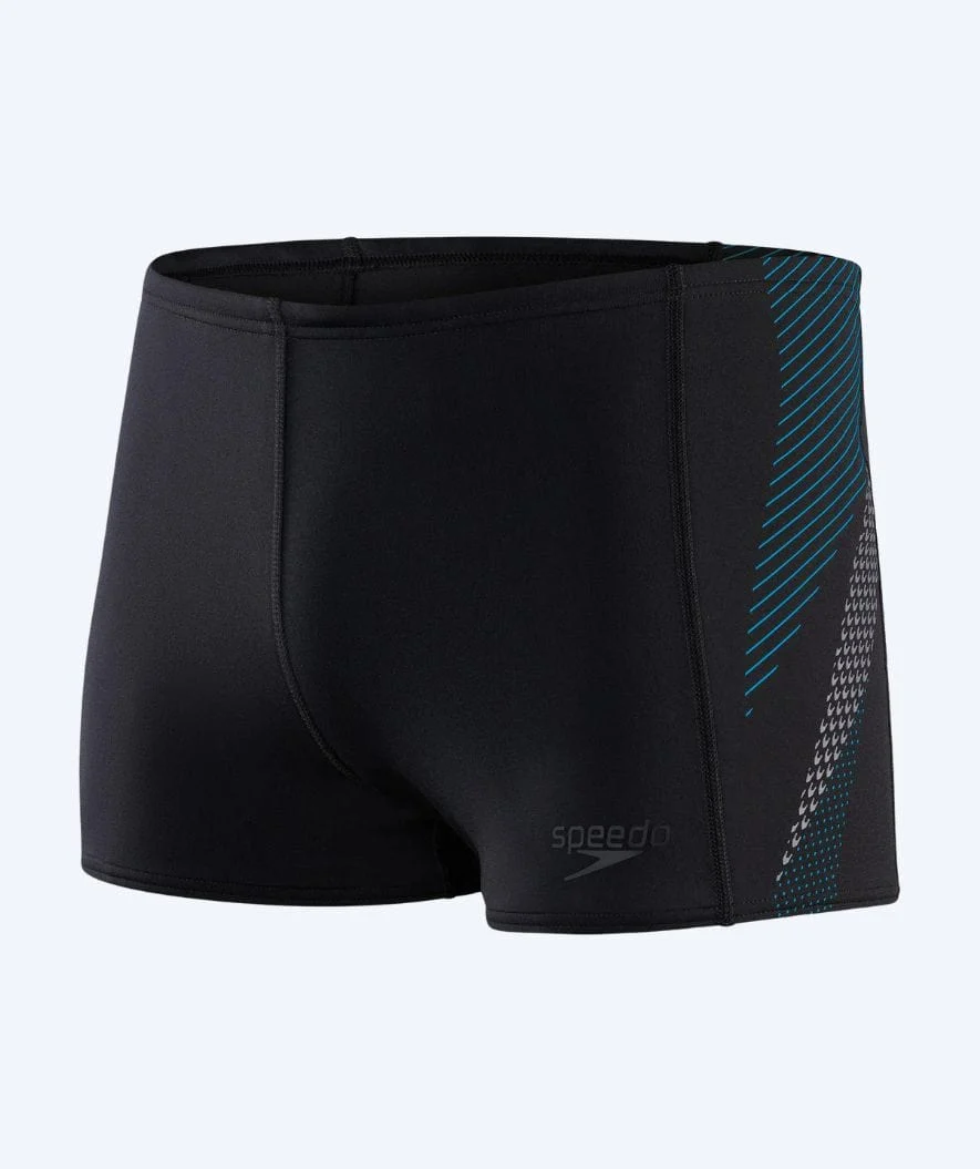 Speedo aquashorts för herr - Tech Panel - Svart/blå - Bild 7
